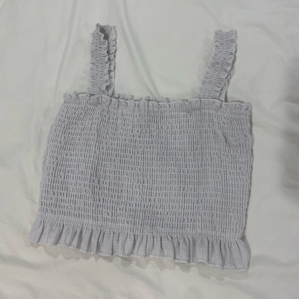 White crop top